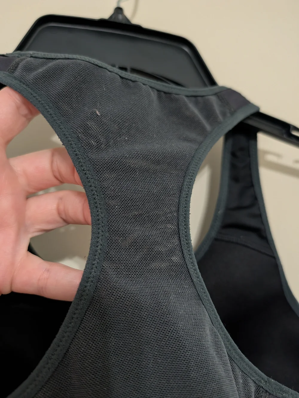 Nike Black Racerback Medium-Support Sports Bra